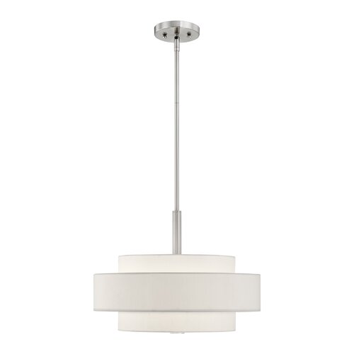 Flaire Light Metal Dimmable Drum Chandelier Reviews Joss Main